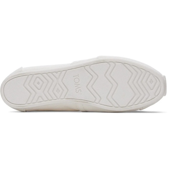 TOMS Recycled Women’s Cotton Canvas Alpargata Slip On Shoes - UK 10 AU 12 US 12 - Picture 4 of 4